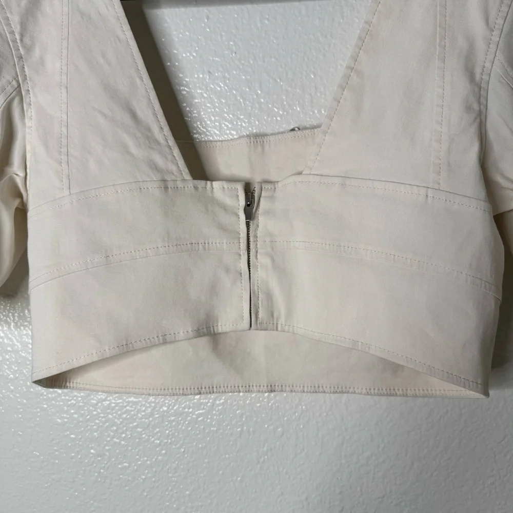 A.L.C. Linen Blend Gianna Top size 12